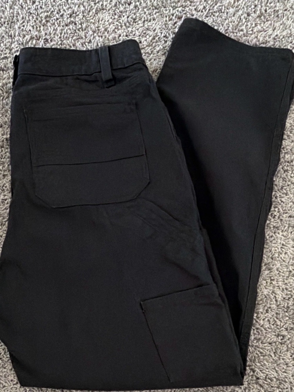 Strauss Men’s Black Cargo Work Pants